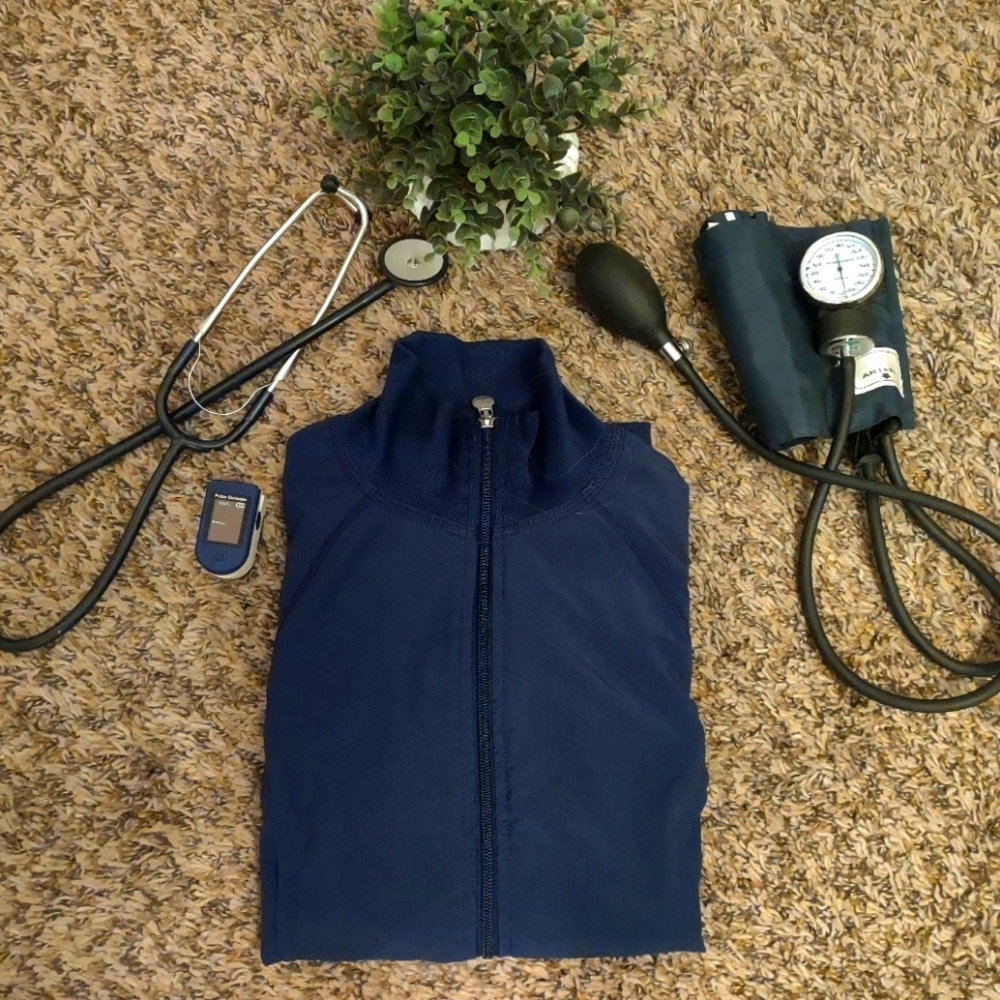 Cherokee scrub jacket